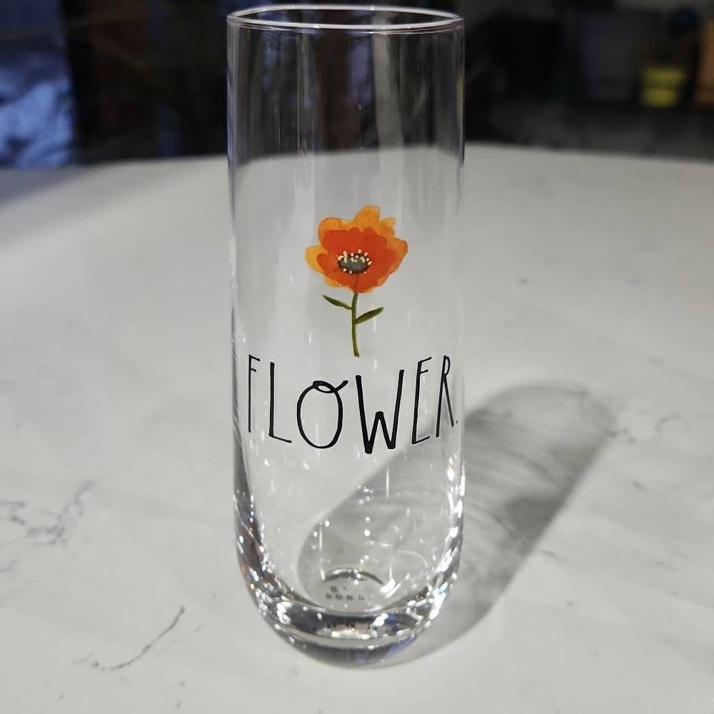 Rae Dunn Set of 3 Vases Glasses Spring Flower Joy